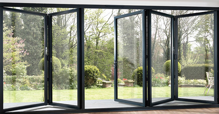 Clean sparkling streak-free glass on your bifold doors